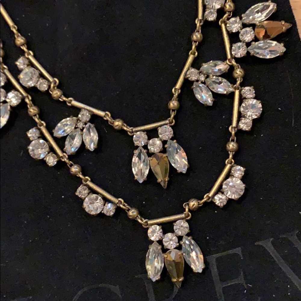 jcrew double layer necklace